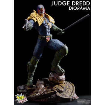 Judge Dredd Diorama 1/4 2000 AD 52 cm